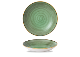 Stonecast Samphire Green Coupe Bowl
